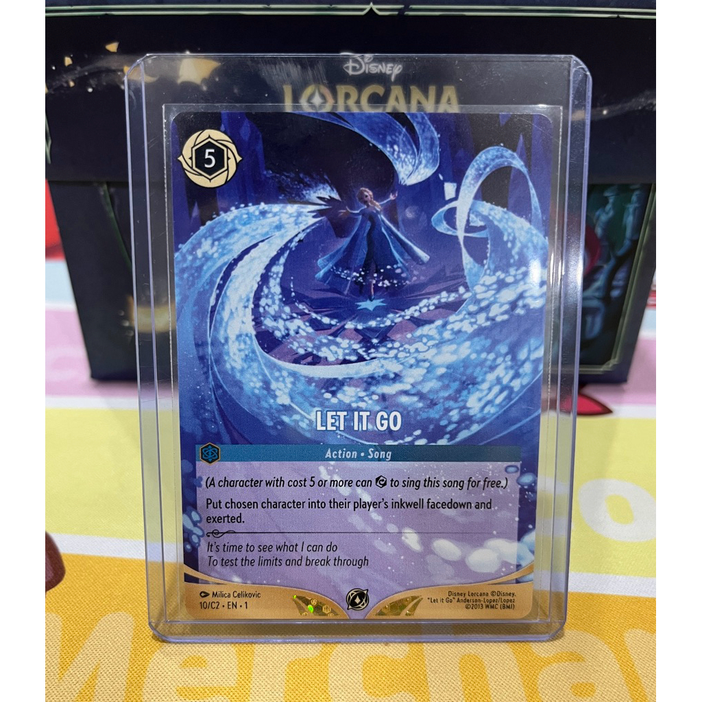 Disney Lorcana Card Let it go (Non Foil)