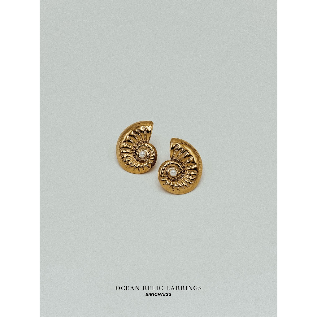 SIRICHAI23 OCEAN RELIC EARRINGS