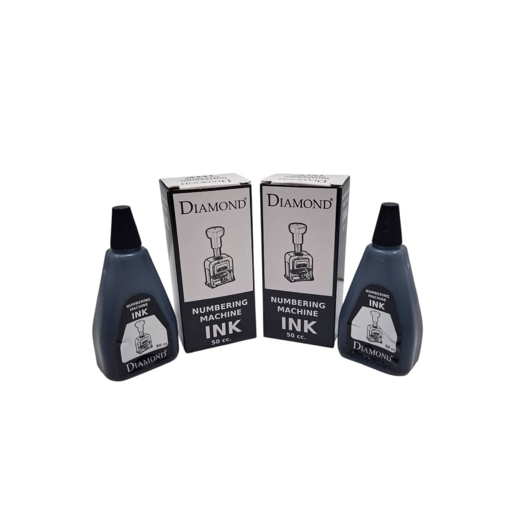 [ออกใบกำกับภาษีได้]  DIAMOND หมึกเติมเครื่องตีเบอร์ ไดมอนด์ สีดำ  50 cc. ราคา ถูกที่สุด ดีลบีเคเค แกลเลอรีภาพที่ 3
