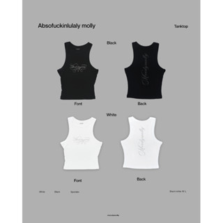 moodymolly เสื้อกล้ามผู้หญิง รุ่น Absof*ckinlutaly tanktop