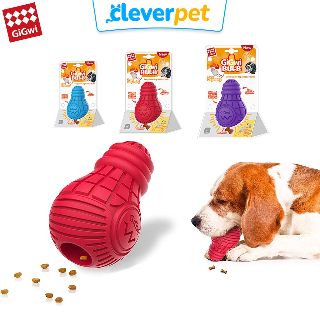 [ส่งฟรี🇹🇭] GiGwi ของเล่นสุนัข แข็งแรงพิเศษ หมา ฝึกทักษะ ฝึกสมาธิ Dog Treat Dispenser CleverPet