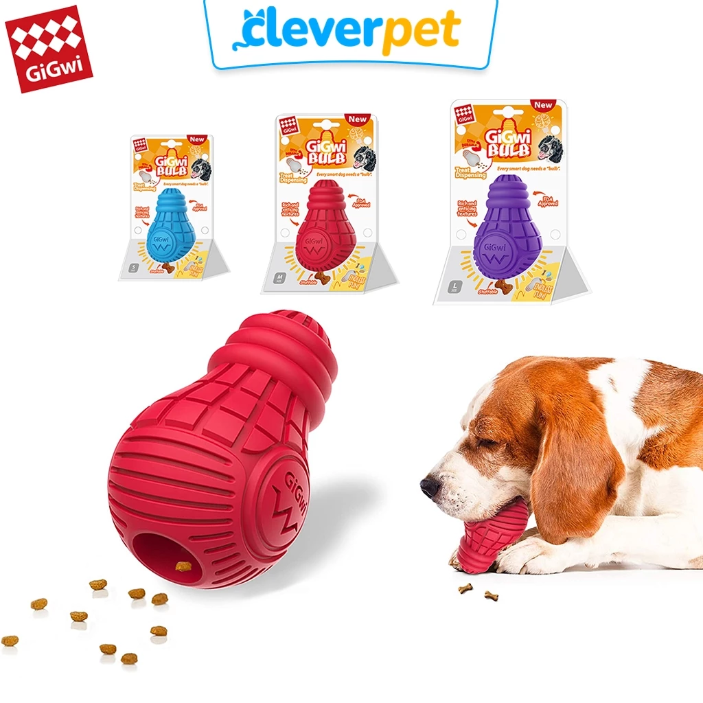[ส่งฟรี🇹🇭] GiGwi ของเล่นสุนัข แข็งแรงพิเศษ หมา ฝึกทักษะ ฝึกสมาธิ Dog Treat Dispenser CleverPet