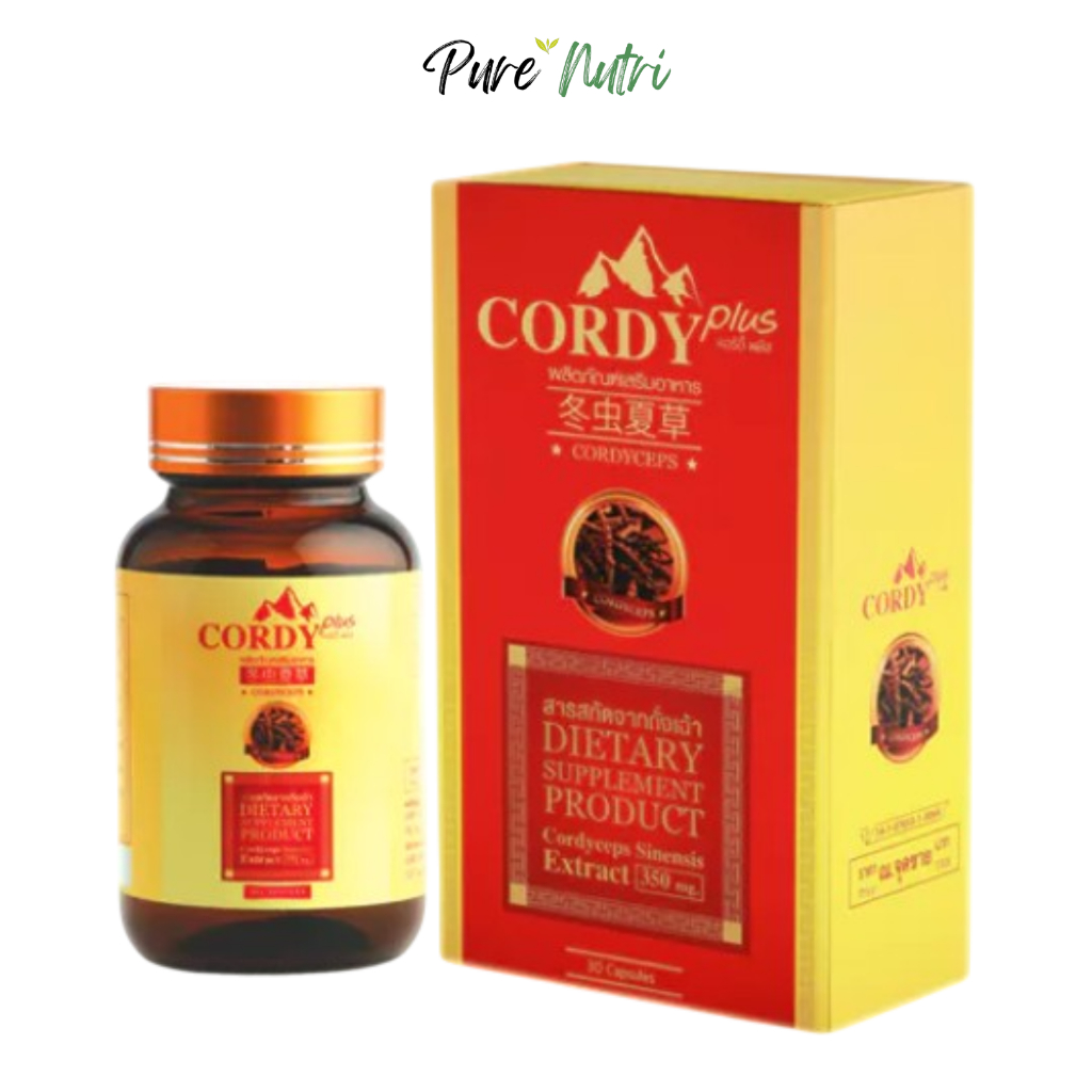 Cordy Plus คอร์ดี้ พลัส ถั่งเช่า อ.วิโรจน์ 1กล่องมี 30แคปซูล