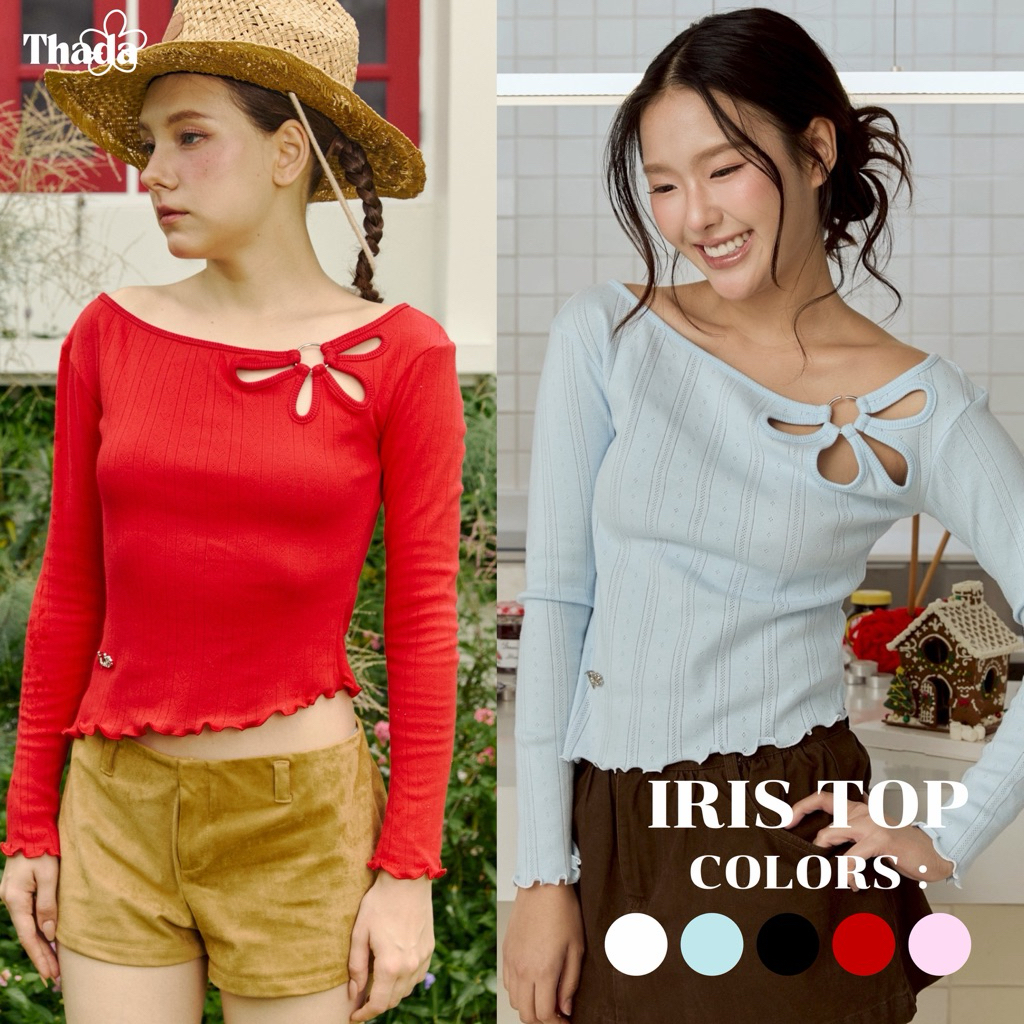 THADA.CO | IRIS TOP POINTELLE KNIT (organic cotton100%)