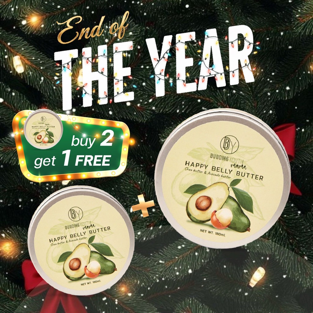 🥑ครีมบำรุงผิว Happy Belly Butter ลดรอยแตก