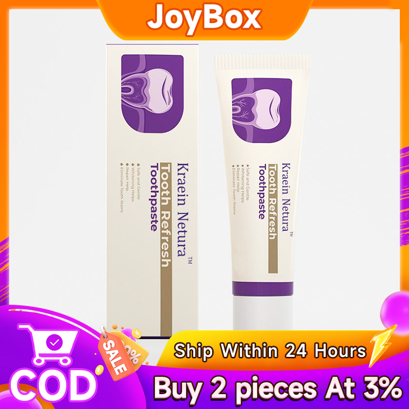 JOYBox ยาสีฟันสมุนไพร Kreain Nature ขจัดคราบหินปูนเร่งด่วน ฟันขาวขึ้นใ ป้องกันฟันผุ