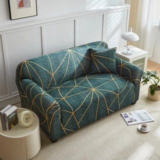 ส่งสินค้าเร็ว ผ้าปูโซฟา sofa cover ยืดหยุ่น 1/2/3/4 คน ป้องกันฝุ่น เหมาะกับโซฟาแบบ L ผ้าสบาย