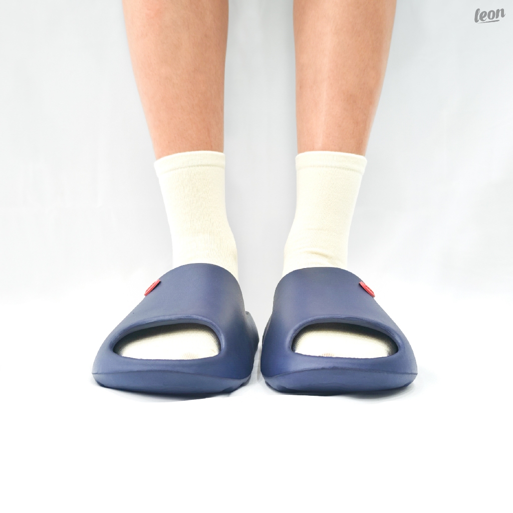 Leon รองเท้าแตะ SLIPPERS SOFT สีน้ำเงิน ราคา ถูกที่สุด ดีลบีเคเค แกลเลอรีภาพที่ 5