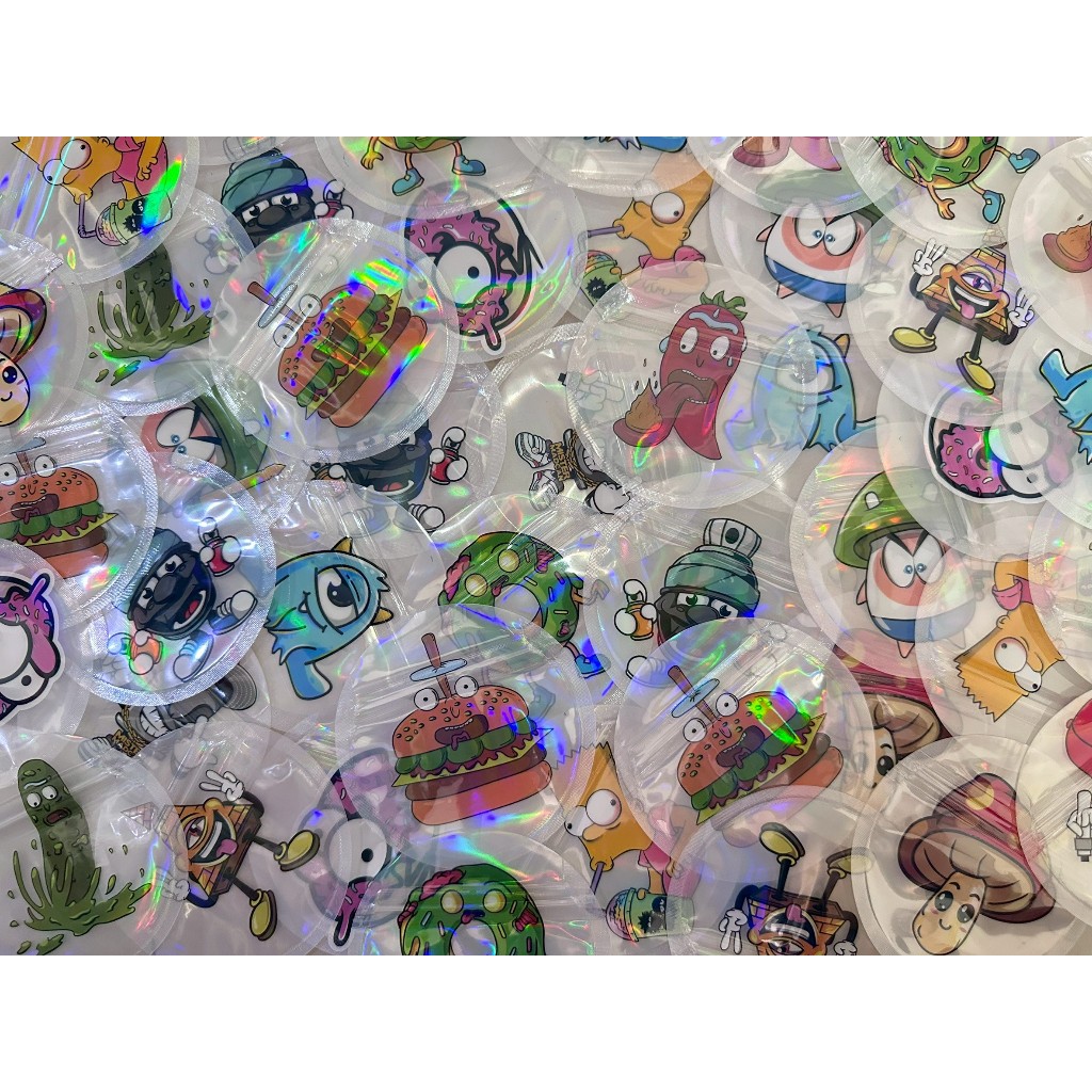 ถุง Mylar 1g Mini Bag ถุงใสซิป Self-Sealing สำหรับเก็บของเล็ก / Small Storage 100pcs
