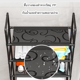 Greenforst ชั้นวางของคร่อมเครื่องซักผ้า ชั้นวางของคร่อมชักโครก โครงเหล็กเคลือบสีกันสนิมข้อต่อพลาสติก รุ่น 2007/2008