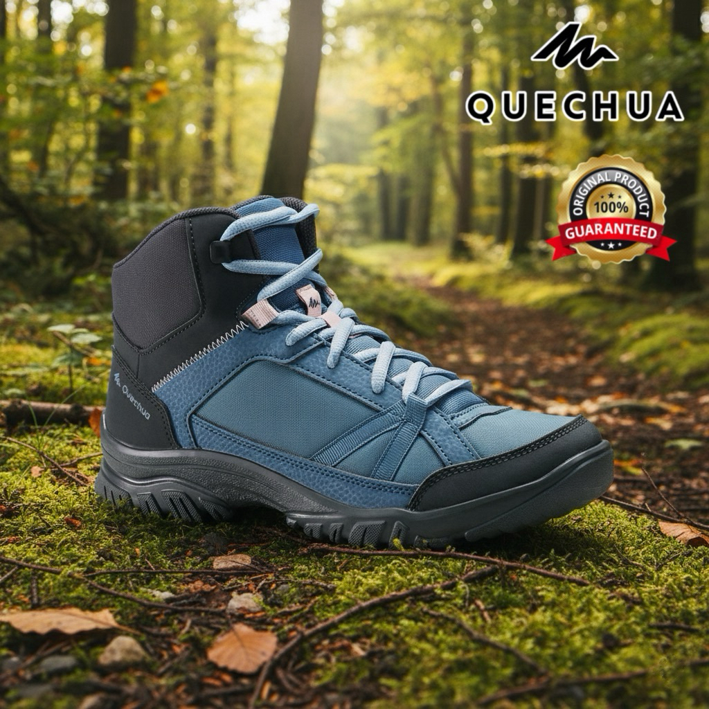 รองเท้าเดินป่าหุ้มข้อสำหรับผู้หญิง “มีไซส์ 38-41” รุ่น NH100 QUECHUA