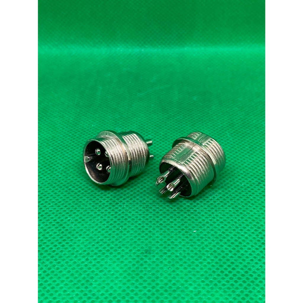 ขั้วต่อ GX16 4PIN/5PIN ตัวผู้ แบบเข้าแท่น
