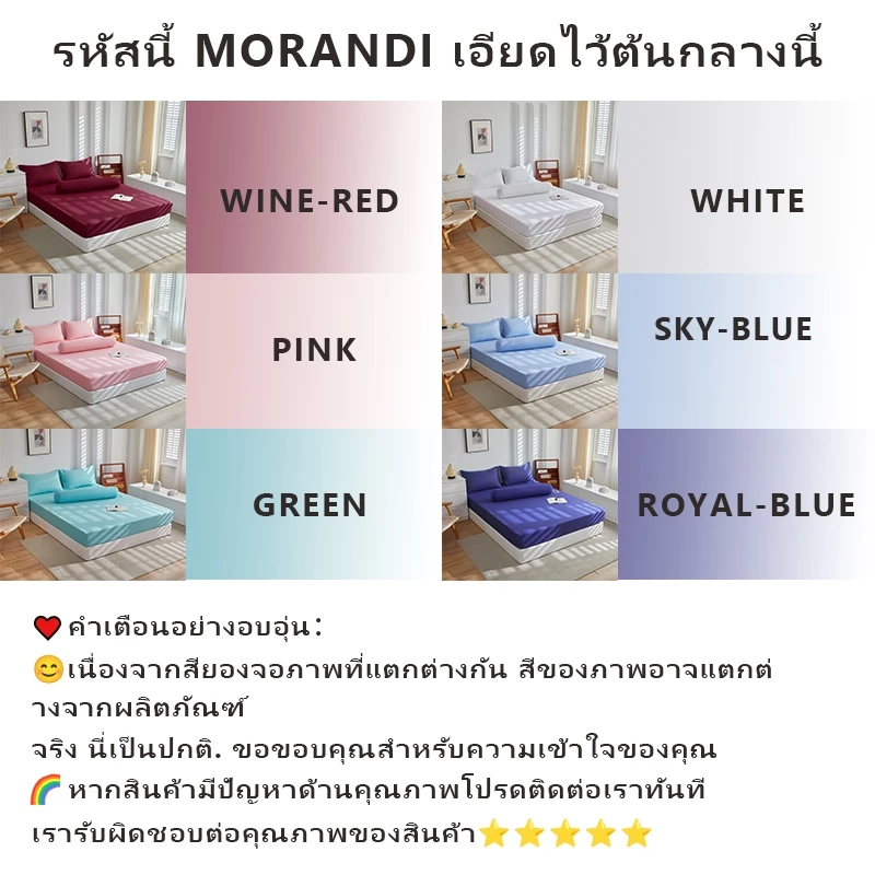 ผ้าปูที่นอน ผ้าปูที่นอน6ฟุต 5ฟุต 3.5 ฟุต ชุดเครื่องนอน ชุดผ้าปูที่นอน ชุดเครืองนอนครบชุด ปลอกหมอน thumbnail 4
