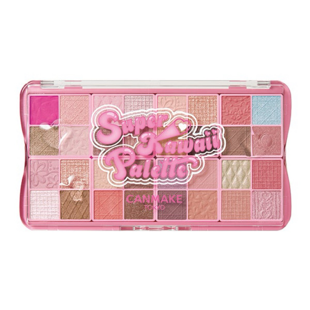 พร้อมส่ง🌟Canmake🌟แท้ 100% Limited🎀Super Kawaii Palette พาเลทตา 32 สี🩷 พิเศษฉลองครบรอบ 40 ปี