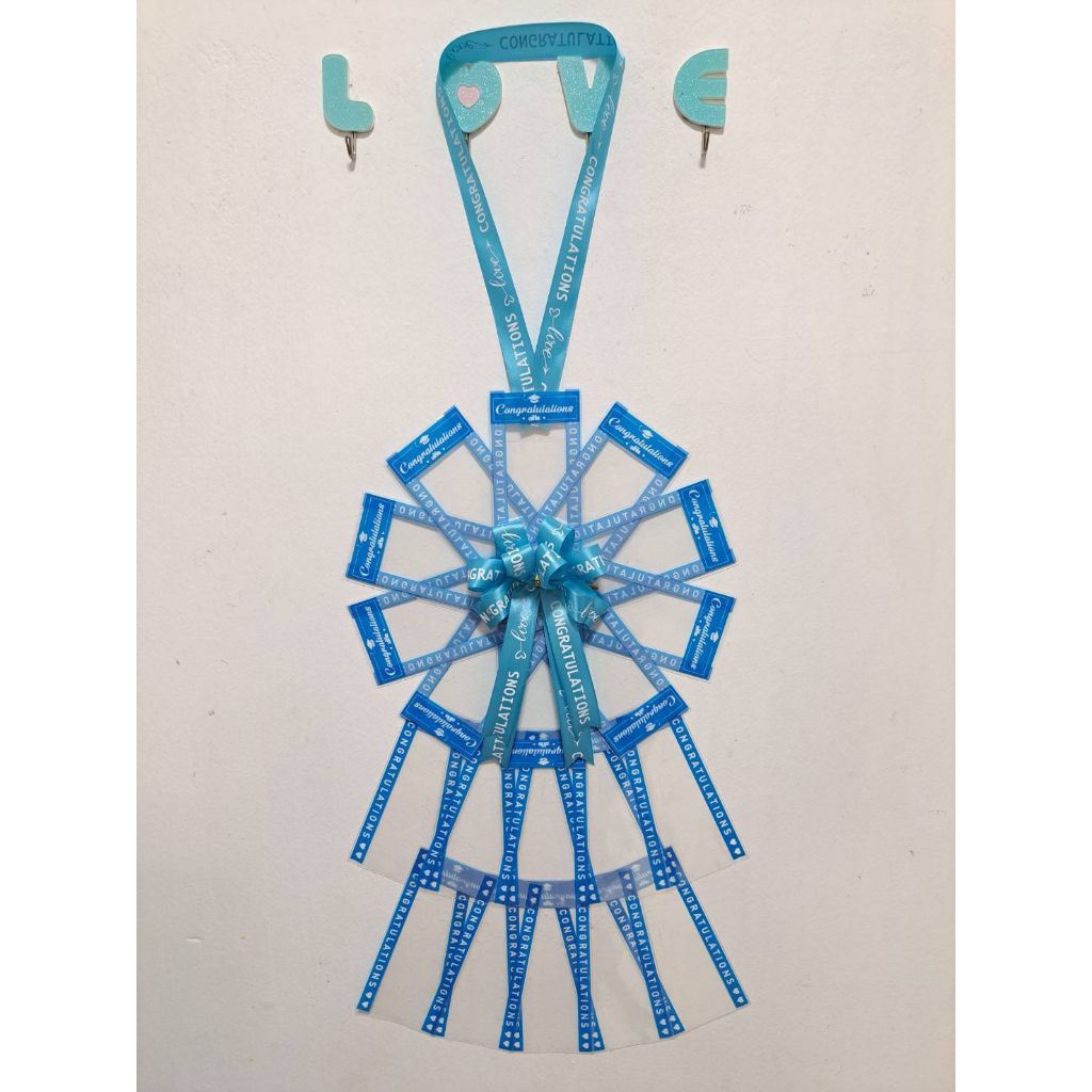 พวงมาลัยใส่เงิน แบบ 15 , 20 , 25 , 30 ใบ ใส่ได้ทุกแบงค์ 20 50 100 500 1000