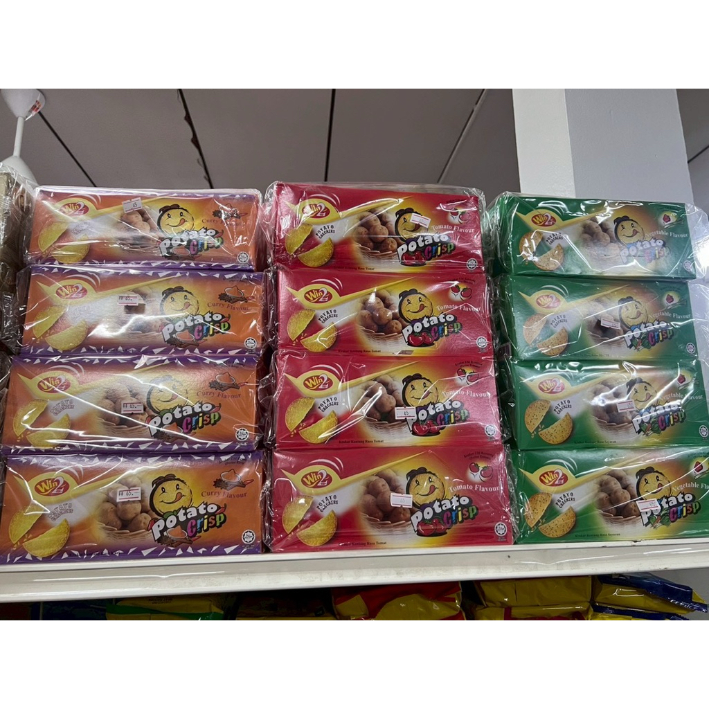 Potato Crisp Win2 ขนมปังมันฝรั่งกรอบ 6 รสชาติ แพ็คละ 30 ซอง🍠🥔