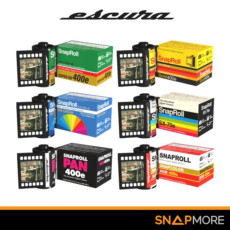 กล่องสุ่มกล้องดิจิทัล Escura SnapRoll ดีไซน์ม้วนฟิล์มย้อนยุค 80s Digital Camera Snap Roll Escura