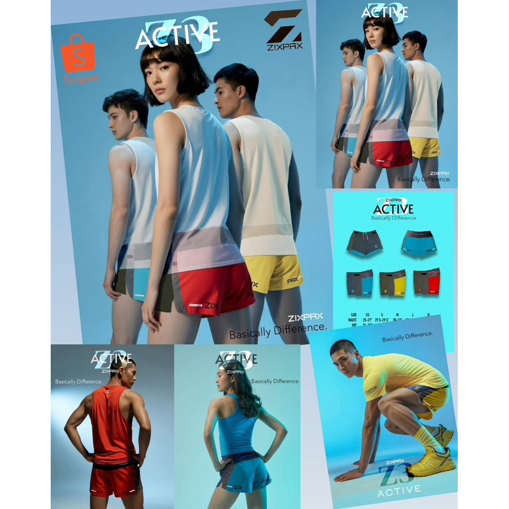 กางเกงวิ่ง รุ่น ACTIVE Z 3 Running Short #ZIXPAX