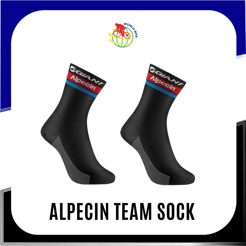 ถุงเท้าปั่นจักรยาน Giant รุ่น Alpecin Team