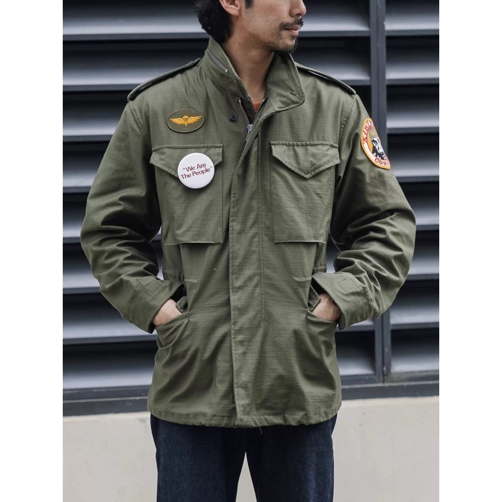 M-65 FIELD JACKET bronson แท้!!สินค้าใหม่ ตรงป้าย สวยงาม