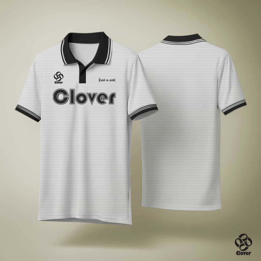 Clover Polo Classic เสื้อกีฬา Unisex ผ้า Micro polyester 100% แห้งไว ระบายอากาศดี