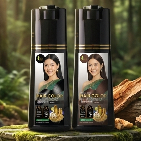 หอมพฤกษา เนเชอร์ แคร์ แฮร์ คัลเลอร์ แชมพู เปลี่ยนสีผมง่าย ๆ ด้วยสารสกัดธรรมชาติ