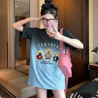 เสื้อมัดย้อมไซส์ใหญ่ อก 60 oversize เสื้อผ้าสาวอวบน่ารักๆ เสื้อโอเวอร์ไซส์ผู้หญิงวินเทจสไตล์เกาหลี ผ้าใส่สบายโมนิ่ม 3XL