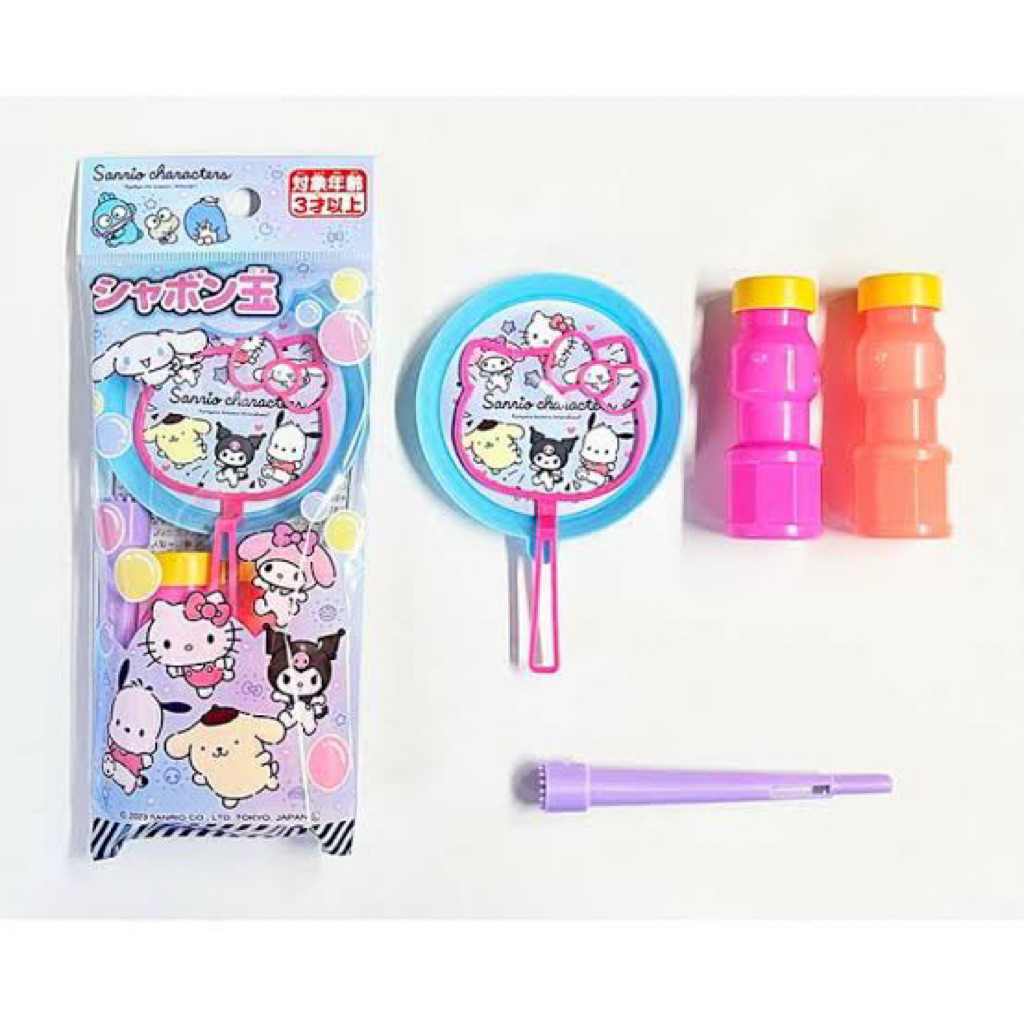 พร้อมส่ง🫧 ชุดเป่าฟองสบู่ ลายซานริโอ ดิสนี่ย์ ของเเท้หิ้วจากช็อปญี่ปุ่น 🇯🇵