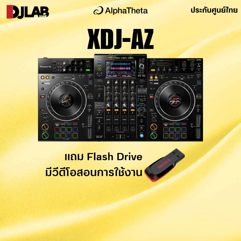 New !! XDJ-AZ AlphaTheta  4-channel Professional all-in-one DJ system