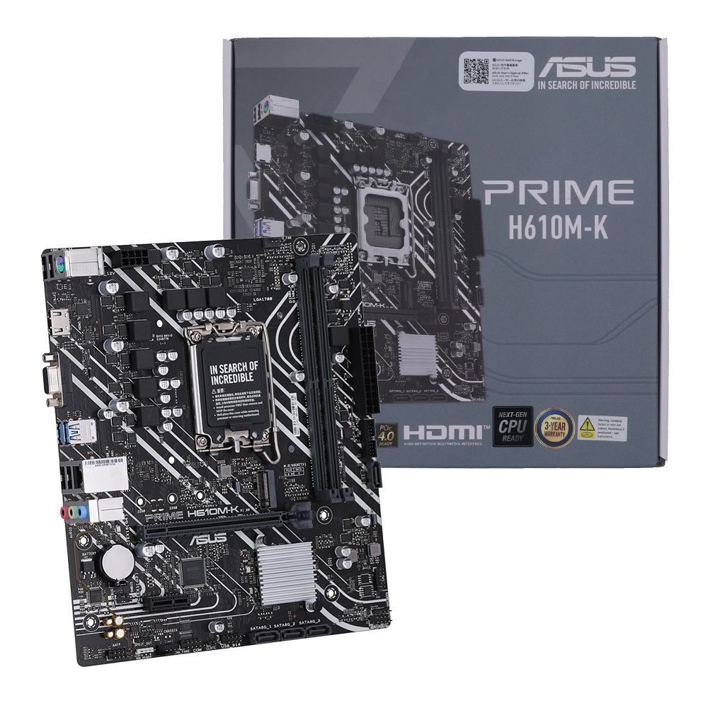 M/B ASUS PRIME H610M-K DDR 5 LGA1700
