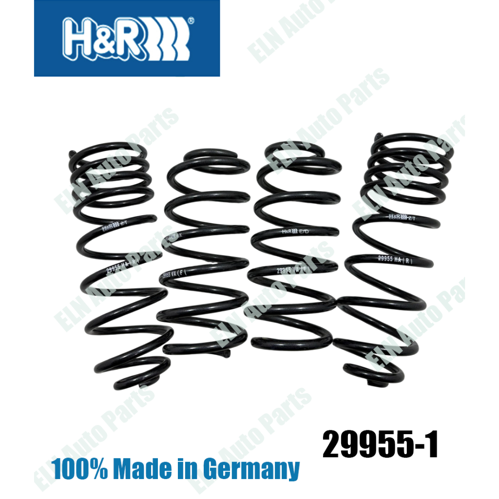 H&R สปริงโหลด  VOLVO 850/V70 (LW) Turbo/T-5, GLT, T5R เก๋ง ปี 1991 เตี้ยลง 35 mm. **ต้องการติดตั้งโป