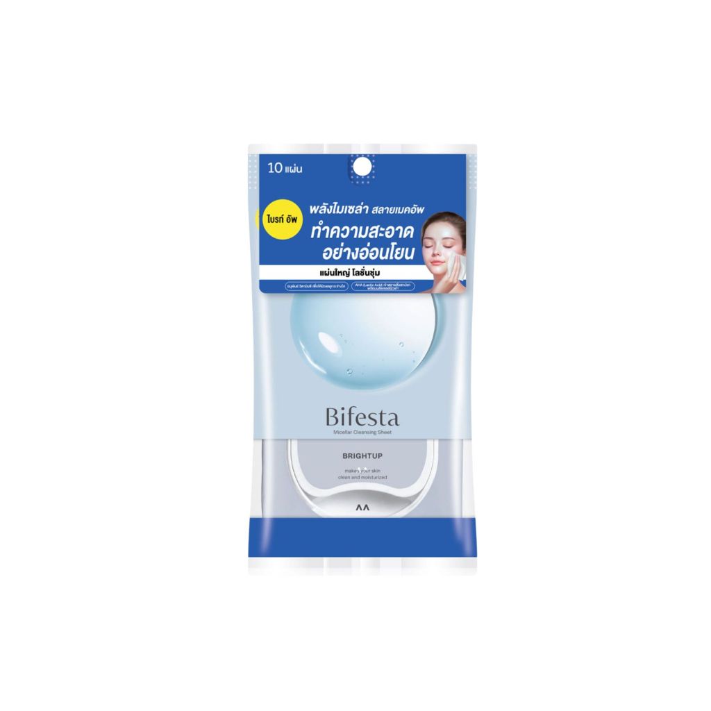 Bifesta micellar cleansing sheet 10แผ่น