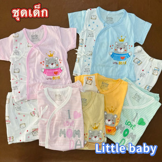❤️ชุดป้ายสั้น0-3เดือน แบรนด์Little เนื้อผ้าคอตตอน นุ่มๆ