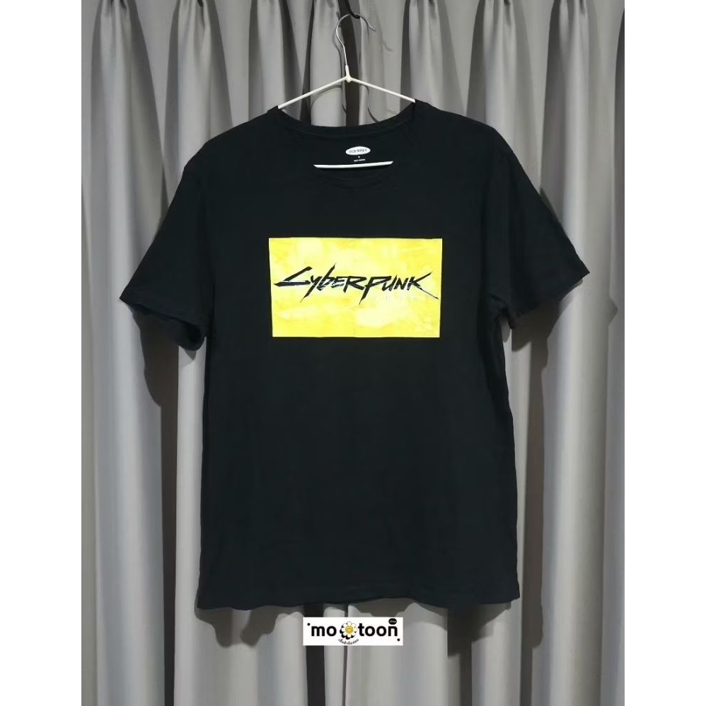 เสื้อ Old Navy Cyberpunk 2077 ไซส์ S อก 36 (มือสอง)