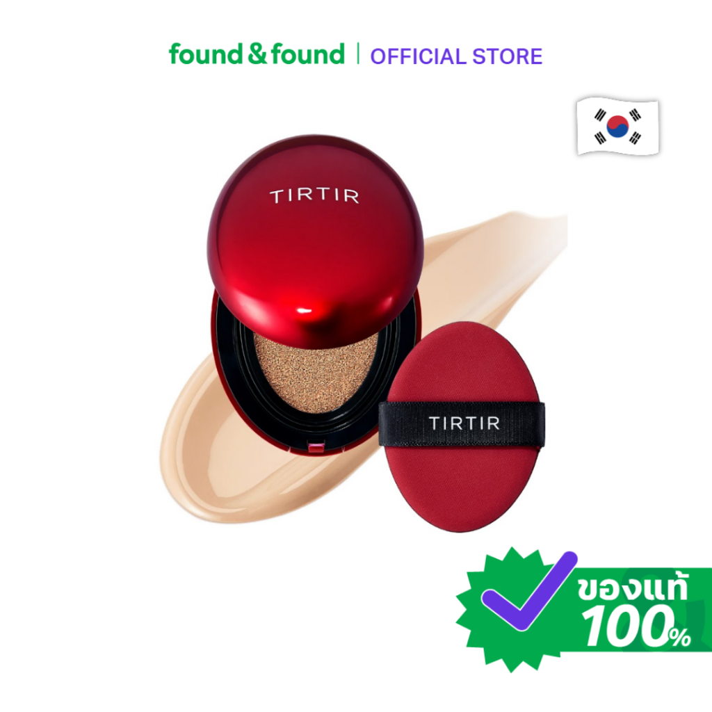 TIRTIR Red Cushion 23N Sand 18g คุชชั่น ผิวเนียน แซนด์ สำหรับผิวสองสี found & found