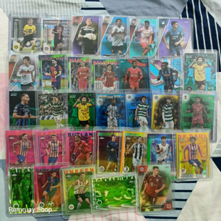 Topps การ์ดนักบอล RC นักเตะดัง Chrome UCC รวมการ์ดรัน Number…