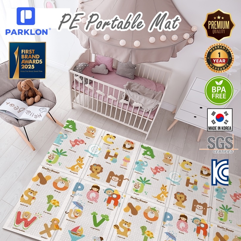 [12 colors] PARKLON PE Portable Mat แผ่นรองคลานเกาหลีพับได้ เสื่อแคมป์ปิ้ง เสื่อปิคนิคเกรดพรีเมี่ยม - รูปที่ 4