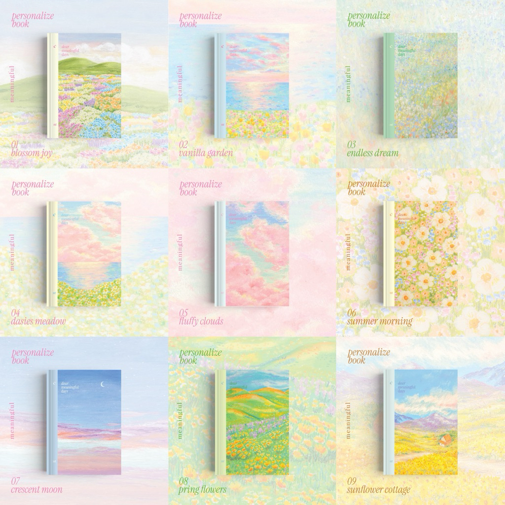 [Personalized Book] Meaningful แพลนเนอร์ / สมุดโน้ต ใส่ข้อความบนหน้าปกได้ *กรุณาอ่านรายละเอียดก่อนสั่งซื้อ*