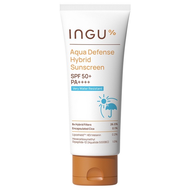 INGU - Aqua Defense Hybrid Sunscreen SPF 50+ PA++++ 30G อิงกุ กันแดดกันน้ำเนื้อบางเบา