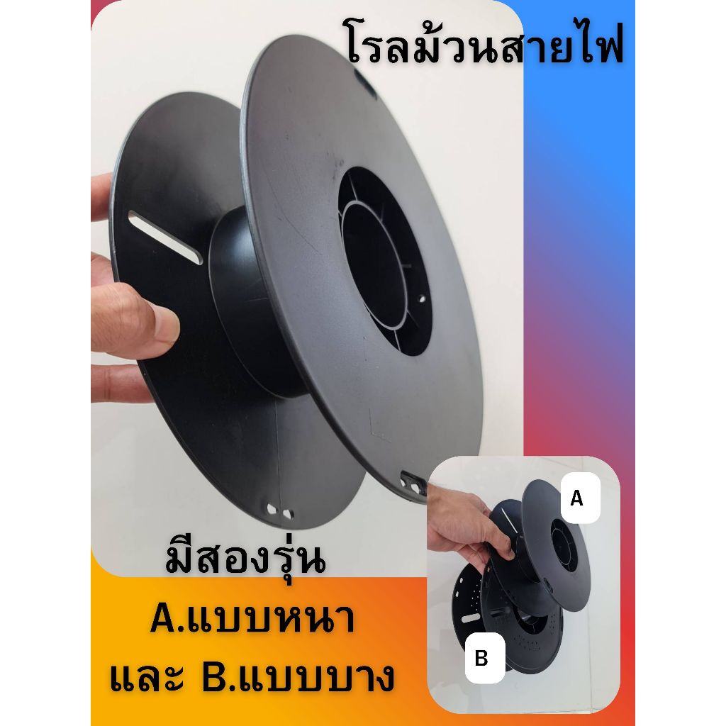 โรลม้วนพลาสติกลูกกลิ้งแกนพลาสติกใช้ม้วนสายไฟ ท่อน้ํา ท่อลม