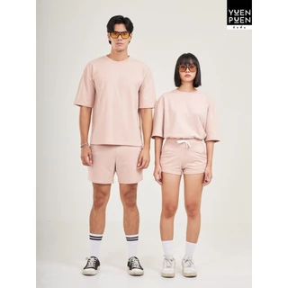YuenPuen เสื้อยืด Oversize 15 สี ยืนพื้น ไม่ยืด ไม่ย้วย เสื้อสีพื้น เสื้อโอเวอร์ไซส์ ผ้านุ่ม