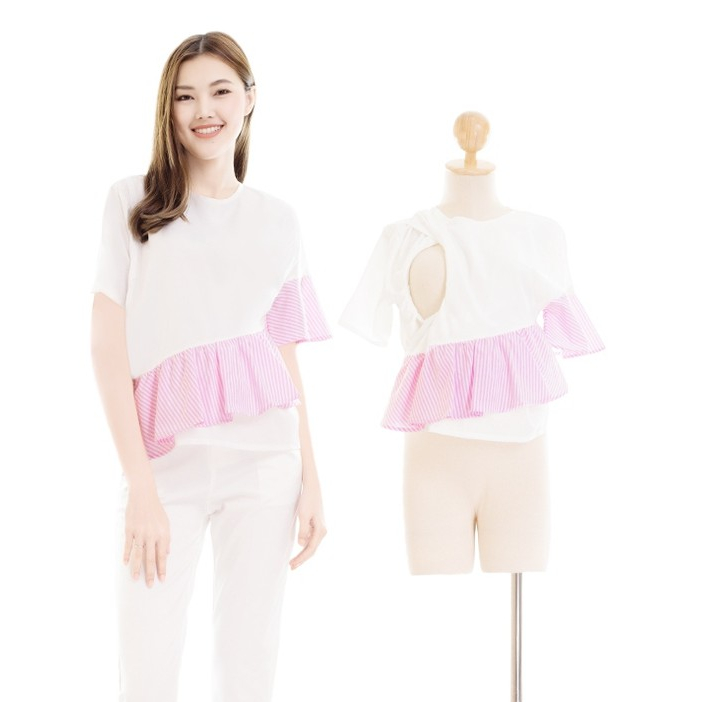 Muko Tancy เสื้อเปิดให้นม คลุมท้อง BSL18