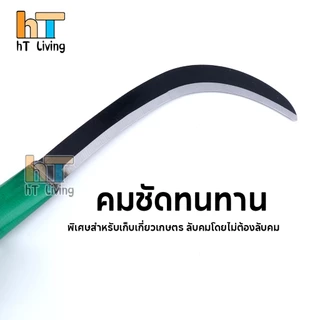 เคียวเกี่ยวหญ้า เคียวแมงกานีส สำหรับตัดแต่งกิ่ง มีดดายหญ้า มีดถางหญ้า ทนต่อการใช้งาน อิเล็กโตรโฟรีซิส เคียวอเนกประสงค์
