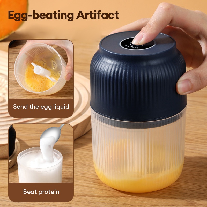 เครื่องปั่นกระเทียม พริก 350ML ไร้สาย ปั่นละเอียด บดเนื้อ บดกระเทียมไฟฟ้า - รูปที่ 6