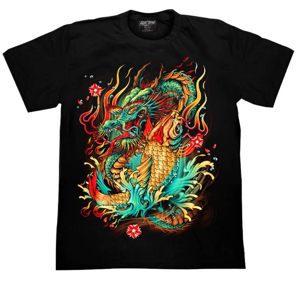 เสื้อยืดสกรีนเรืองแสง ROCK CHANG GR790