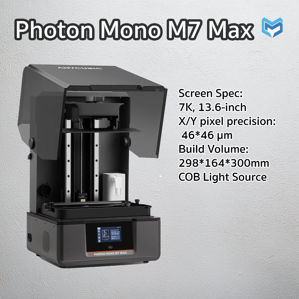 [New] Anycubic Photon Mono M7 Max เครื่องพิมพ์สามมิติชนิดเรซิ่น
