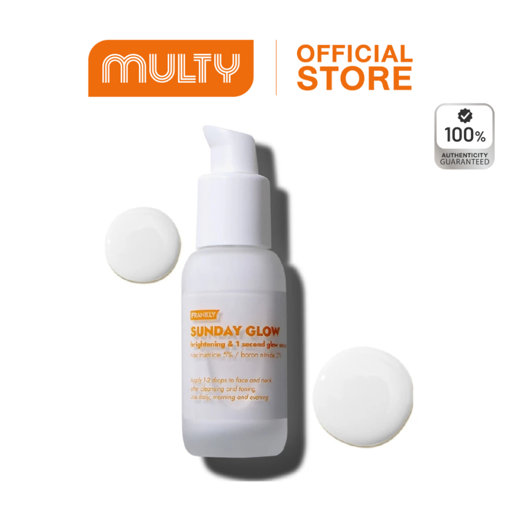 Frankly Sunday Glow Instant Radiance & Glow Serum 37 ml.นเดย์ โกลว์ อินสแตนท์ เรเดียนซ์ & โกลว์ เซรั่ม