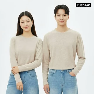 Yuedpao Ultrasoft Non-Iron เสื้อยืดแขนยาว สีพื้น ไม่ย้วย ไม่หด ไม่ต้องรีด ผ้านุ่ม - 12 สี [NEW]