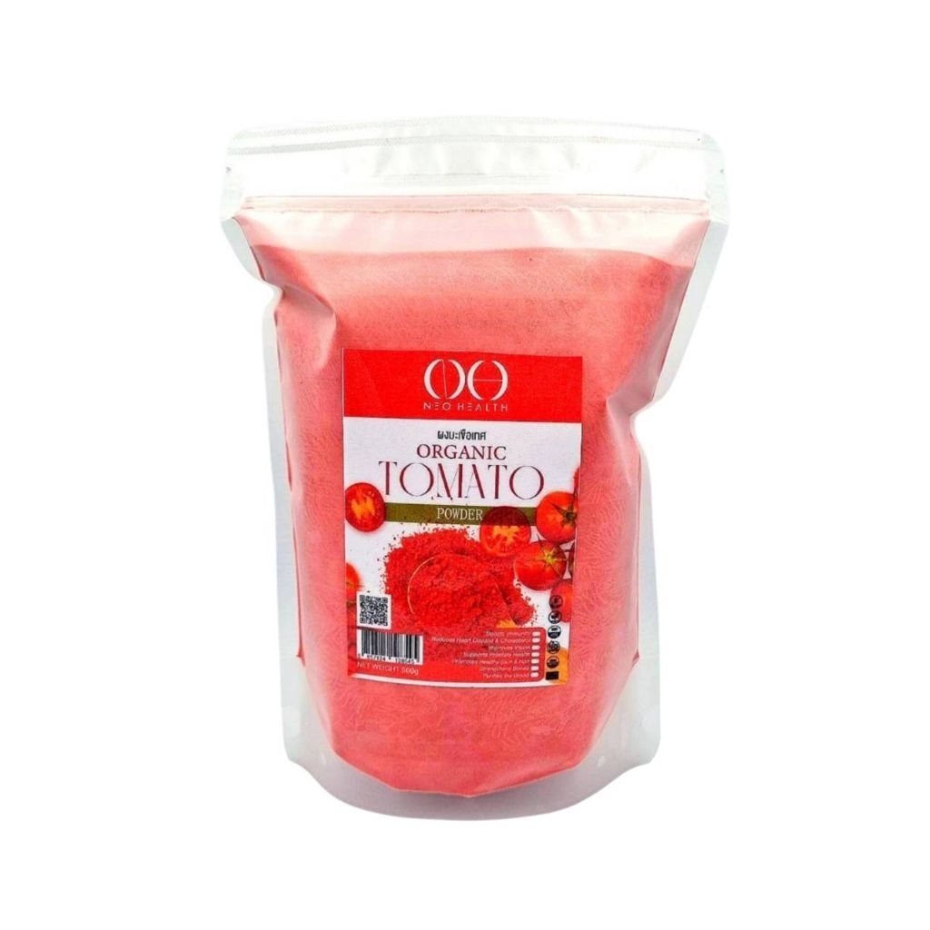 ผงมะเขือเทศ 100% Tomato Powder 500g ไลโคปีนสูง ต้านอนุมูลอิสระ ผิวสวย อาหารคลีน เครื่องดื่มสุขภาพ ชงดื่ม/ทำอาหาร 500ก.