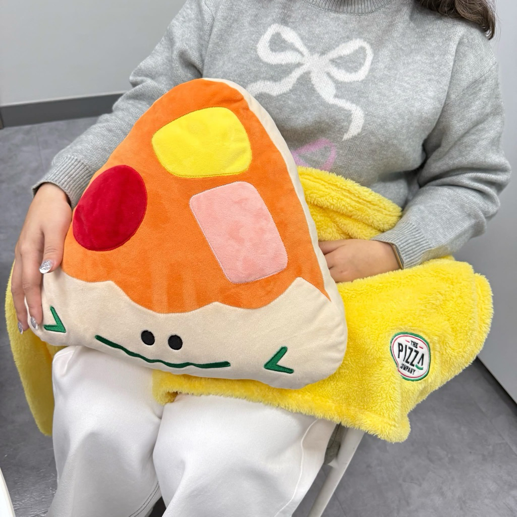 (พร้อมส่ง) ของแท้ 100% The Pizza Company Pillow Blanket หมอนผ้าห่มน้องพิซซ่าหนานุ่ม ลิขสิทธิ์แท้จากเ
